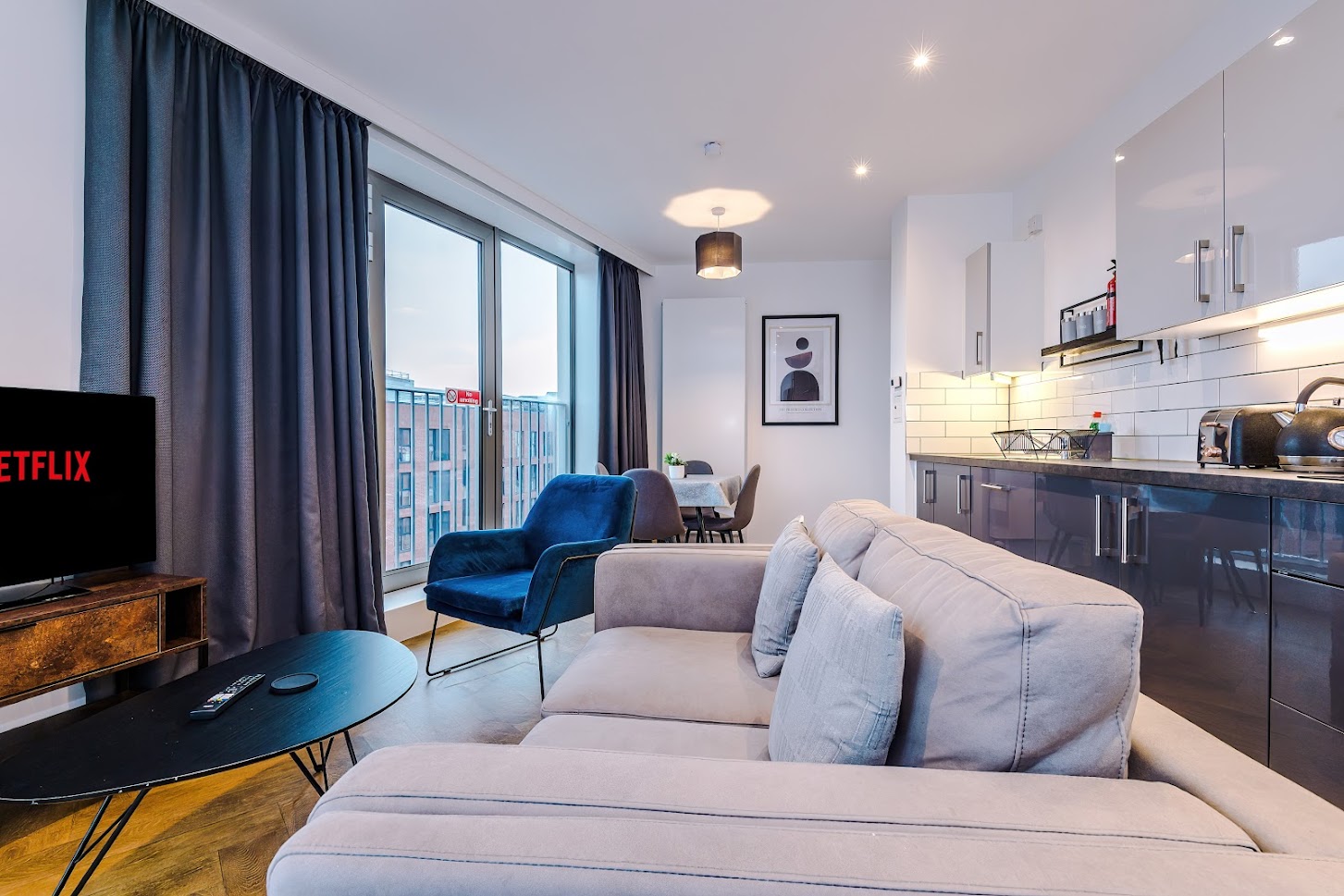 Interior at Hilltop's Ancoats apartments